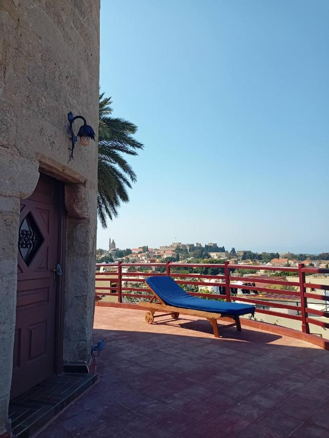 Feriehus A Medieval Windmill Tower With Magnificent View Rhodes City